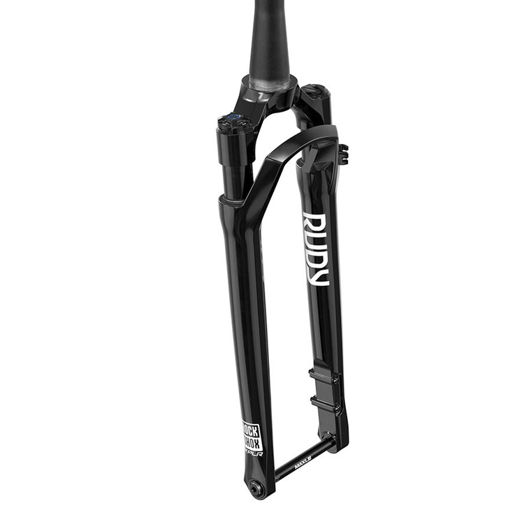 RockShox, Rudy Ultimate XPLR A2, Suspension Fork, 700C, Solo Air, 40mm, 1-1/8''-1.5'', 12x100mm TA, Rake: 51mm, Black