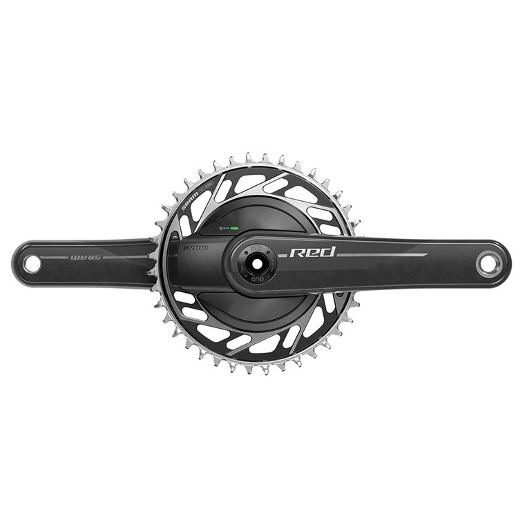 SRAM, Red AXS 1x XPLR Power Meter E1, Power Meter Crankset, Speed: 12/13, Spindle: 28.99mm, BCD: Thread Mount, 42, DUB, 165mm, Black, Road Disc