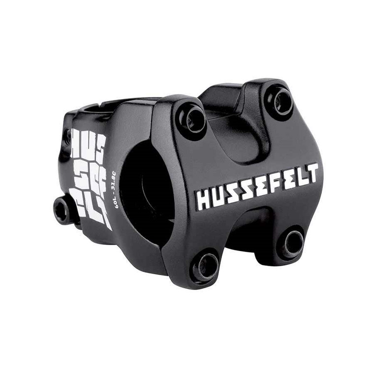 Truvativ, Hussefelt, Stem, Dia: 28.6mm, L: 60mm, Angle: 0å¡, Bar: 31.8mm, Black