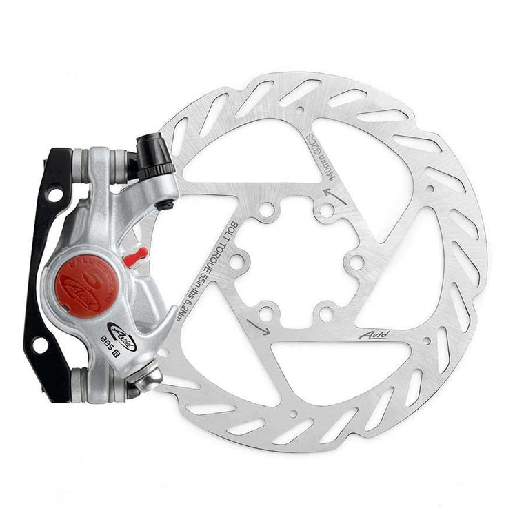 Avid, BB5 Road, Mechanical disc brake, Grey, Front or rear, No rotor, No adapter