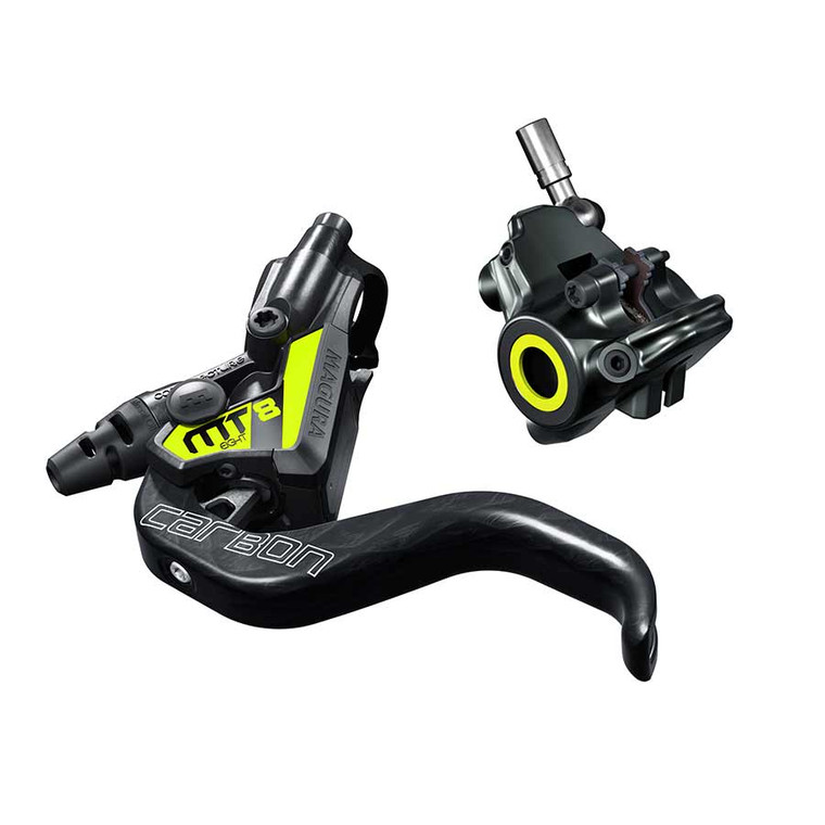 Magura, MT8 SL, MTB Hydraulic Disc Brake, Front or Rear, Flat mount, Disc: Not included, 195g, Black