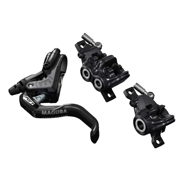 Magura, MT Trail Sport, MTB Hydraulic Disc Brake, Front and Rear, Post mount, Disc: Not included, Black