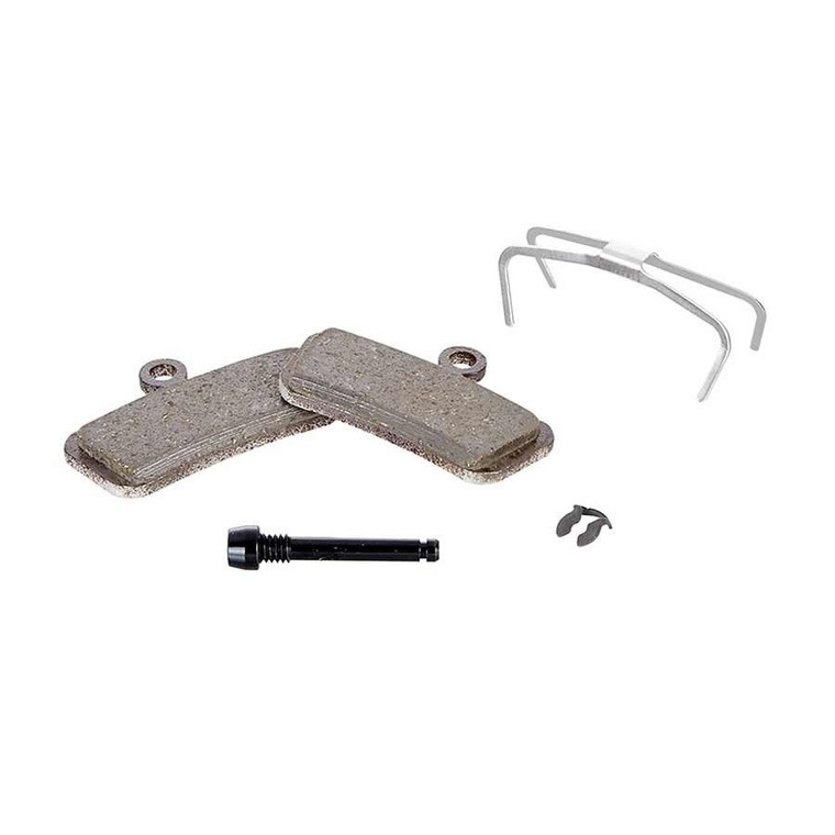 SRAM, Guide/Trail, Disc Brake Pads, Shape: SRAM Guide/Avid Trail, Organic, Pair, Alloy back plate