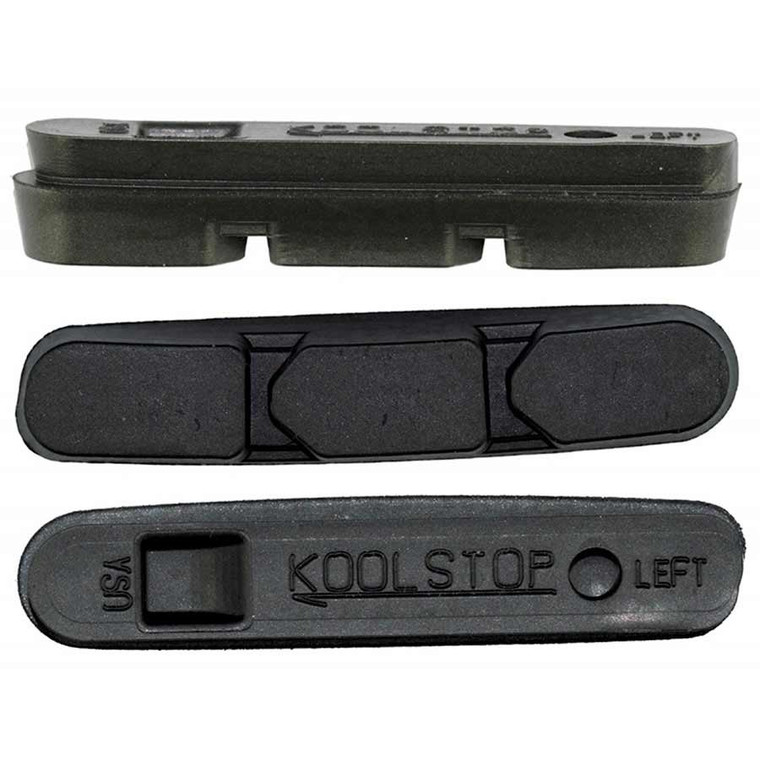 Kool Stop, Campagnolo Super Record Road, Caliper Pads, Threaded posts, Rubber, Pair