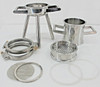 Stainless Steel Buchner Funnel Filter 6"