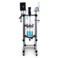USA Lab 5L Single Jacketed Glass Reactor  (Optional ETL, Explosion Proof & Pneumatic Mixers)