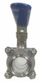 1.5" Tri-Clamp Ball Valve Sanitary Stainless 304 - 1000PSI