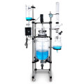 USA Lab 50L Single Jacketed Glass Reactor Turnkey System (Optional ETL, Explosion Proof & Pneumatic Mixers)