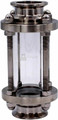 Tri-Clamp Tall Sight Glass Stainless 304- 1.5", 2", 6"