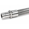 USA Lab USA Made Male Compression Tube Stub Hosing with 304 stainless steel compression ends and static dissipative Teflon hose