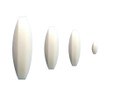 USA Lab Rare Earth  Magnet Egg Shaped Stir Bars - Various Sizes