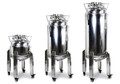 USA Lab ASME 25L Jacketed Solvent Tank w/ Sight Glasses, Casters & 1.5" TC Drain 50LB Water (24LB Butane)