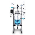 USA Lab 100L Single Jacketed Glass Reactor Turnkey System (Optional ETL, Explosion Proof & Pneumatic Mixers)