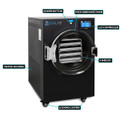 USA Lab -35°C Scientific Freeze Dryer 1-2 Gallons Per Batch / 4L Ice Capacity / 3 Year Warranty