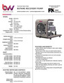 BVV 2 Cylinder Butane Recovery Pump ITS/ETL to ANSI/ISA Certified