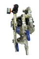 ARO Diaphragm Fluid Transfer Pump, 1/2" , Air Operated, 12 GPM (Constructed of Stainless & Santoprene)