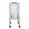 USA Lab 300L Stainless Steel Jacketed Storage Vessel JSV300L with 12-inch top opening and 6-inch bottom port
