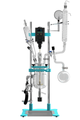 USA Lab Benchtop 2L Single Jacketed Glass Reactor