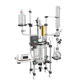 USA Lab 20L Single Jacketed Glass Reactor w/ Ultrasonic Wand