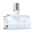 USA Lab ducted fume hood with integrated exhaust fan designed for safe removal of chemical fumes and vapors in laboratory environments
