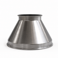 USA Lab Conical Reducer - Tri Clamp 6 inch to 12 inch made from SS304 stainless steel with sanitary polished finish for process and laboratory systems