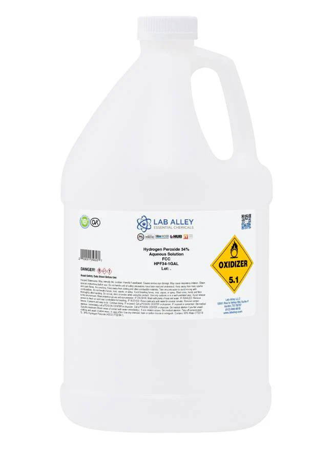 34 Hydrogen Peroxide | Anthraquinone Process | USA Lab