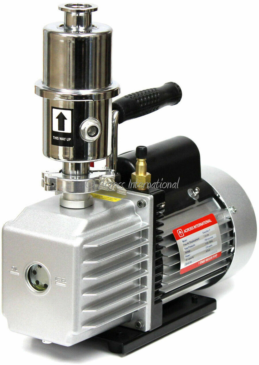 EasyVac Vacuum Pump 7 CFM, Oil Mist Filter