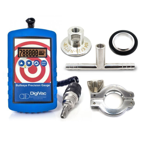 DigiVac Bullseye Precision Vacuum Gauge Testing Kit USA Lab