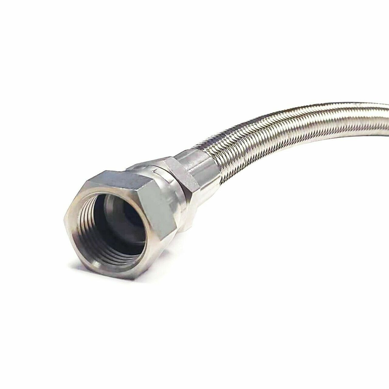 Chicago 250-025KJKABNF Stainless Steel Braided Hose (5/16-24 x 3/8)