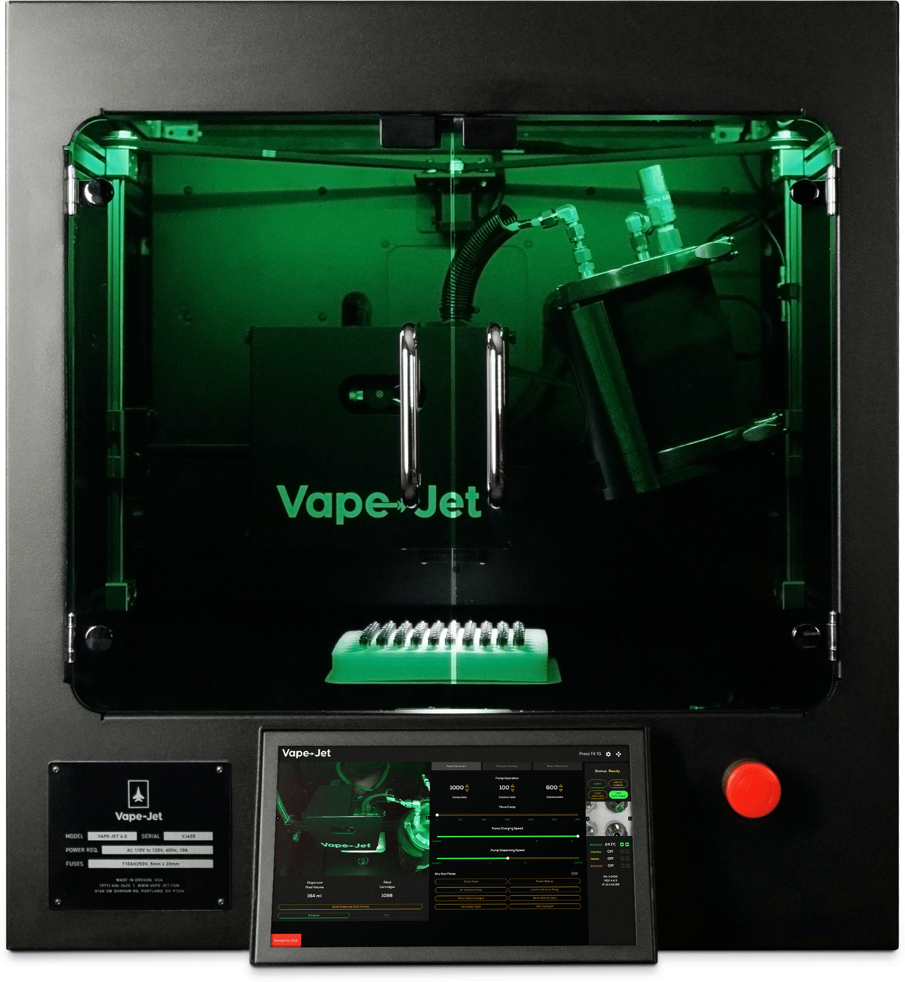 800W Cartridge Filling and Capping Machine USA Lab