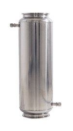 Jacketed Material Column w/ Compression- 6" Tri-Clamp w/ (2) 1/2" Compression- 6" x 24", 6" x 48"