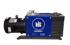 Lab Society 2-Stage Rotary Vane Vacuum Pump RV110 - 63.6 cfm - Used