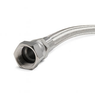 37° JIC SS Braided Hose | PTFE Teflon Hose | USA Lab