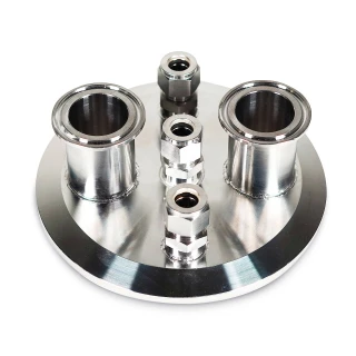 Tri Clamp Compression Fitting | Tri Clamp Lid | USA Lab