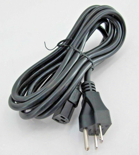 USA Lab 9' power cord from 220v plug 10 amp 18AWG NEMA 6-15P to IEC 320 C13