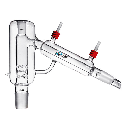 USA Lab  H1 45/50 60°  5L or 10L Short Path Vacuum Jacketed Distillation Head with GL-18 C-SD5L-H1