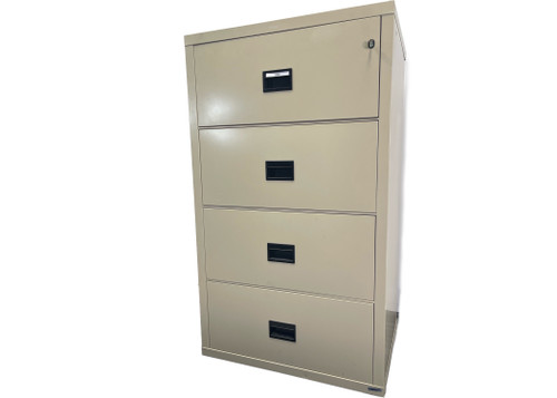 Fire Resistant 4 Drawer Lateral File Cabinet