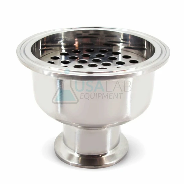 Hemispherical Filter Plate Reducer- Tri Clamp 3" to 1.5" - SS304