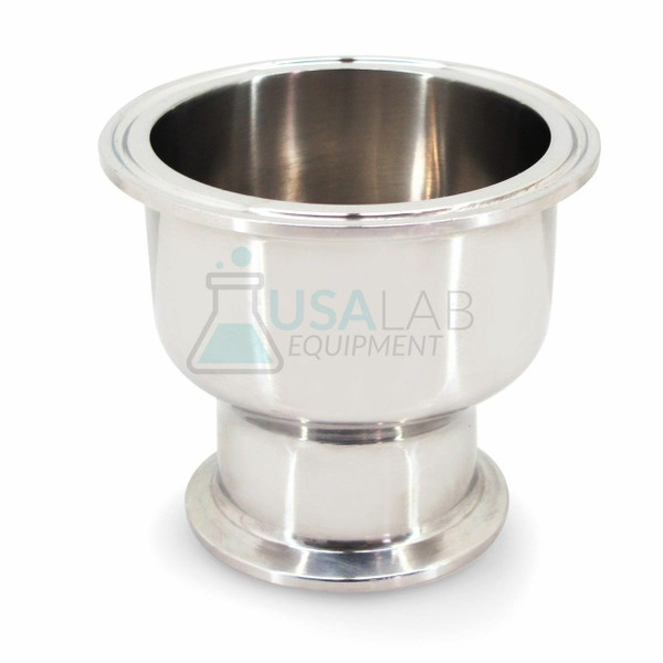 Hemispherical Reducer - Tri Clamp 3" to 2" - SS304