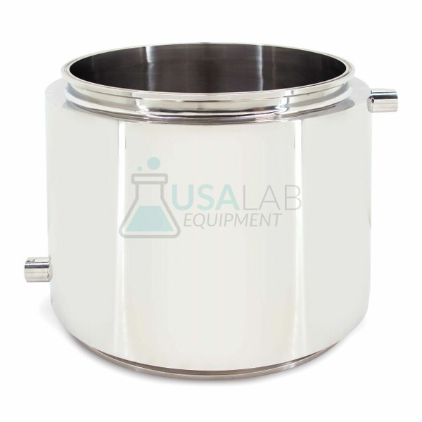 Jacketed Material Column Spool - 12" x 12" Tri Clamp w/ (2) 1/2" FNPT - SS304