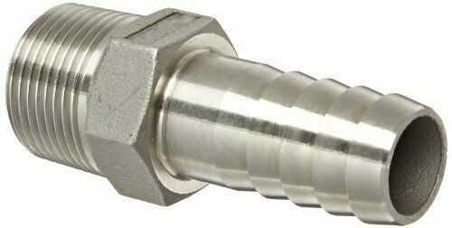 Stainless Steel Hose Barb x MNPT