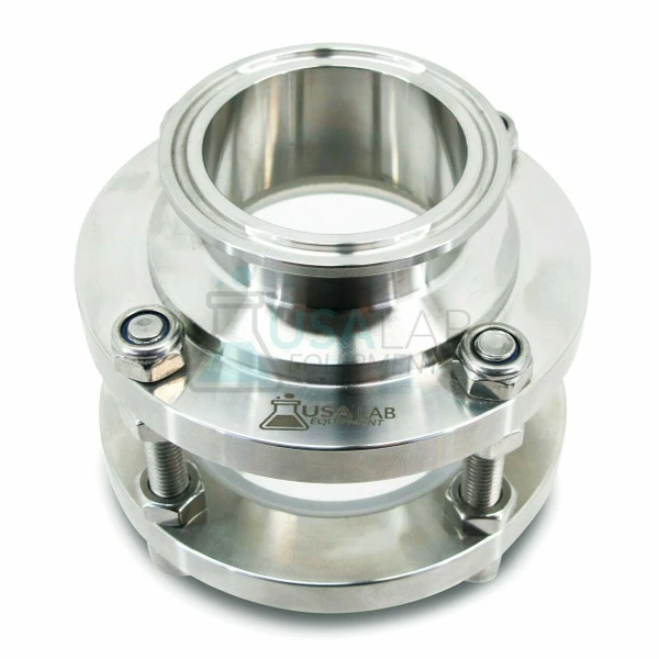 Tri-Clamp Sanitary Short Sight Glass Stainless 304- Various Sizes - 1.5", 2", 3", 6", 12"