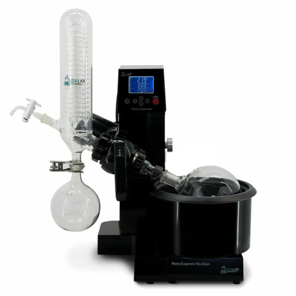 USA Lab Equipment 110V 2L Rotary Evaporator Rotovap RE-200A - 1 Year Warranty