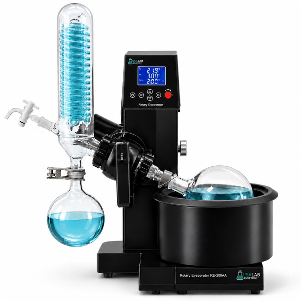 USA Lab Equipment 110V 2L Rotary Evaporator Rotovap RE-200A - 1 Year Warranty