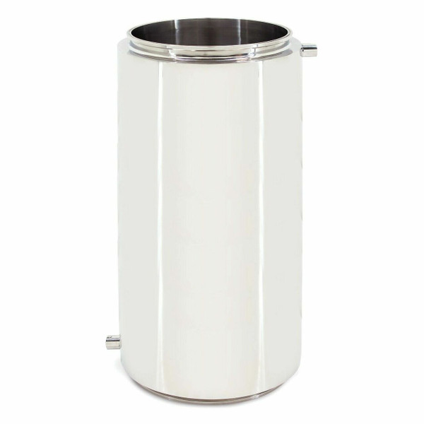 Jacketed Material Column Spool - 12" x 24" Tri Clamp w/ (2) 1/2" FNPT - SS304