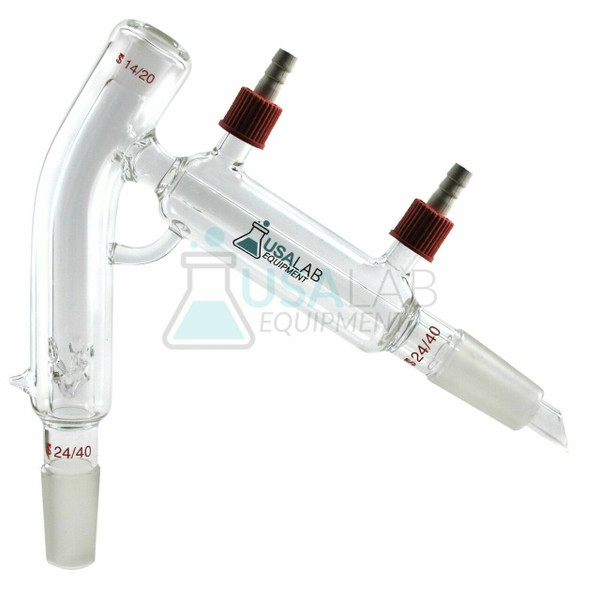 USA Lab 24/40 45° 2000mL / 2L Short Path Vacuum Jacketed Distillation Head GL-14