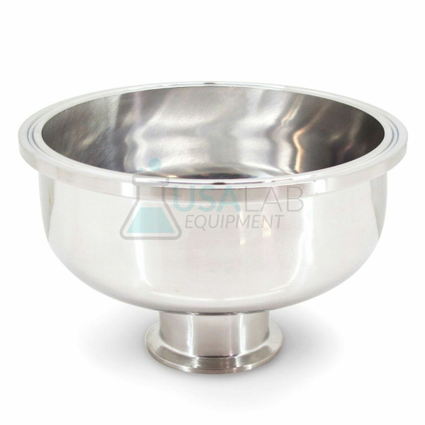 Hemispherical Reducer - Tri Clamp 12" to 2" - SS304