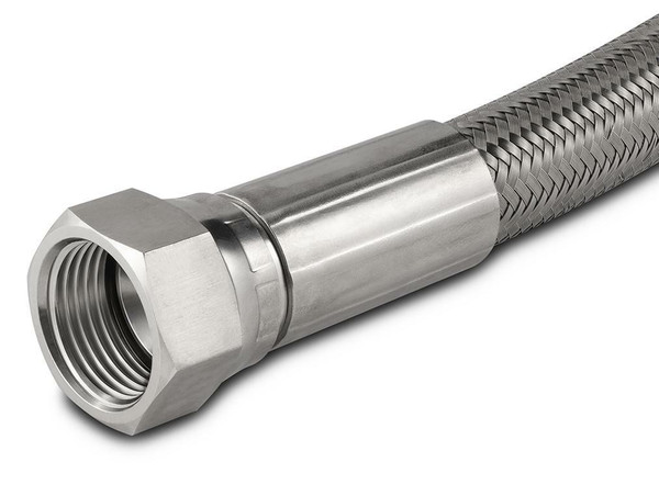USA Lab 1/4" 37° JIC Stainless Steel Hose 12", 24", 36", 48", 60", 72", 96", 144"