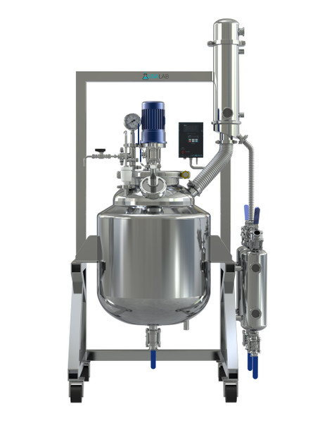 USA Lab Dual-Jacketed ASME 100L 316L-Grade Stainless Steel Reactor