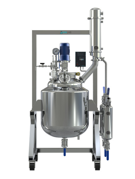 USA Lab Dual-Jacketed ASME 100L 316L-Grade Stainless Steel Reactor